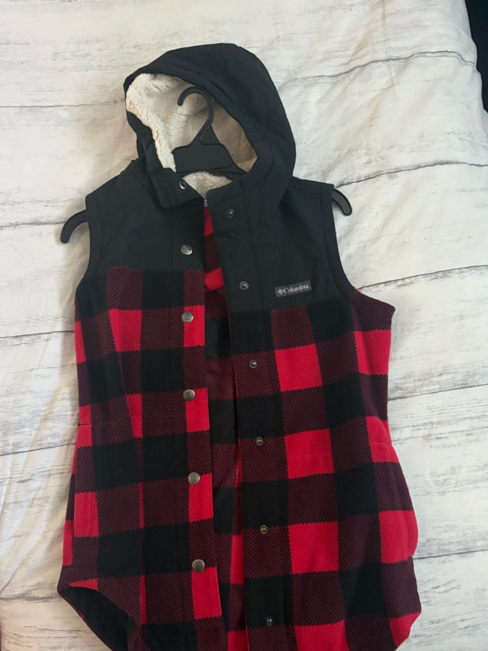 Columbia Plaid Vest